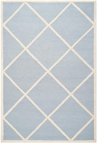 Safavieh Cambridge Cam136A Light Blue / Ivory Geometric Area Rug