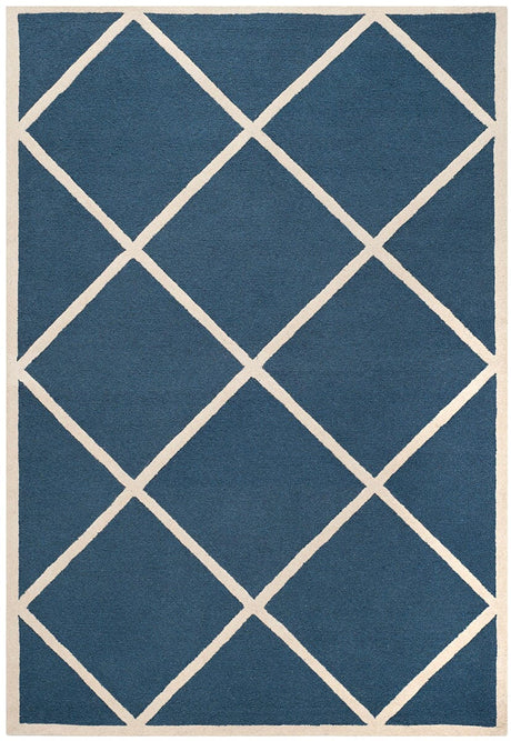 Safavieh Cambridge Cam136G Navy / Ivory Rugs.