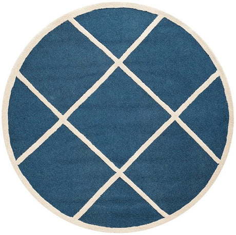 Safavieh Cambridge Cam136G Navy / Ivory Rugs.