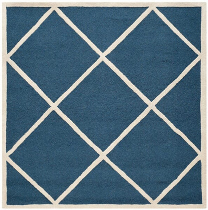 Safavieh Cambridge Cam136G Navy / Ivory Geometric Area Rug