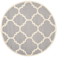 Safavieh Cambridge Cam140D Silver / Ivory Geometric Area Rug