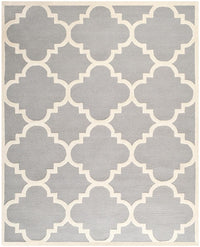 Safavieh Cambridge Cam140D Silver / Ivory Geometric Area Rug