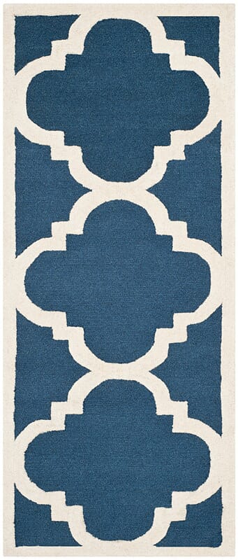 Safavieh Cambridge Cam140G Navy / Ivory Rugs.