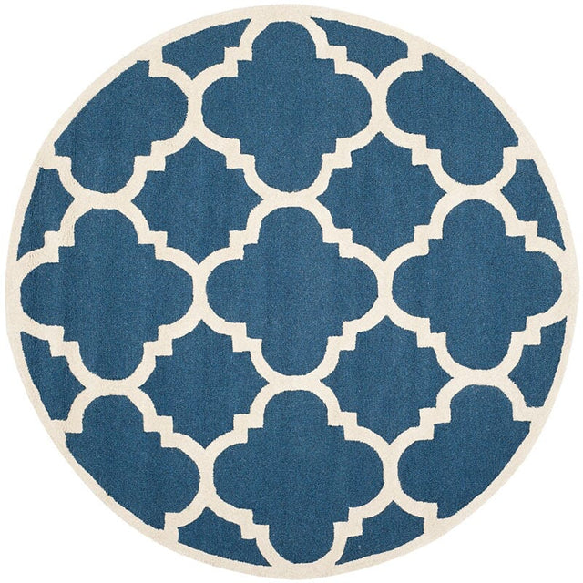 Safavieh Cambridge Cam140G Navy / Ivory Rugs.