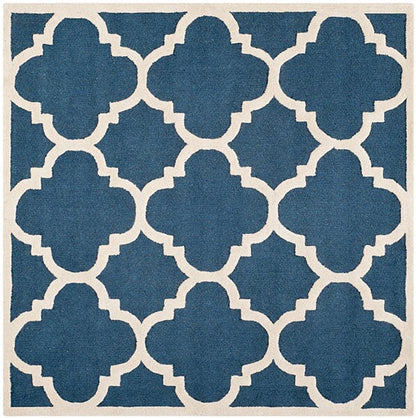 Safavieh Cambridge Cam140G Navy / Ivory Geometric Area Rug