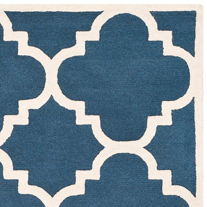 Safavieh Cambridge Cam140G Navy / Ivory Geometric Area Rug