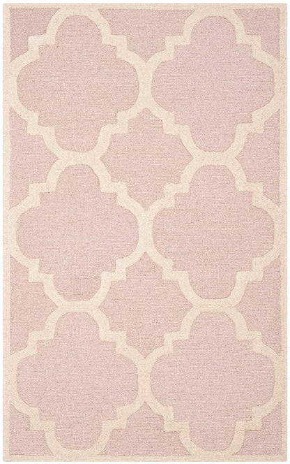 Safavieh Cambridge Cam140M Light Pink / Ivory Geometric Area Rug