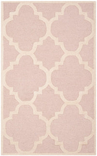 Safavieh Cambridge Cam140M Light Pink / Ivory Geometric Area Rug