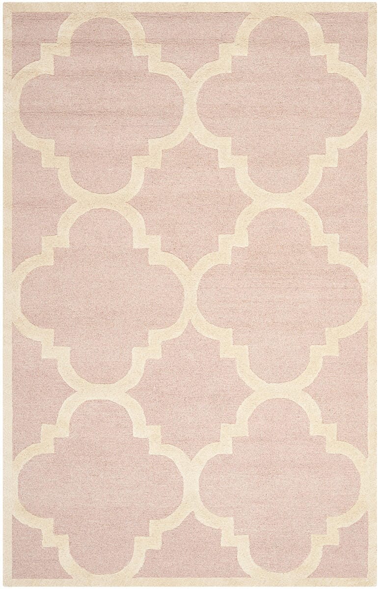 Safavieh Cambridge Cam140M Light Pink / Ivory Geometric Area Rug