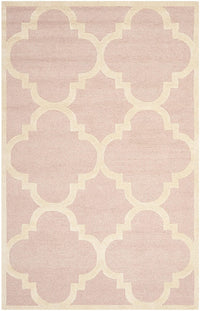 Safavieh Cambridge Cam140M Light Pink / Ivory Geometric Area Rug