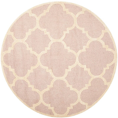 Safavieh Cambridge Cam140M Light Pink / Ivory Geometric Area Rug