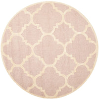 Safavieh Cambridge Cam140M Light Pink / Ivory Geometric Area Rug