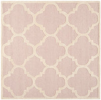 Safavieh Cambridge Cam140M Light Pink / Ivory Geometric Area Rug