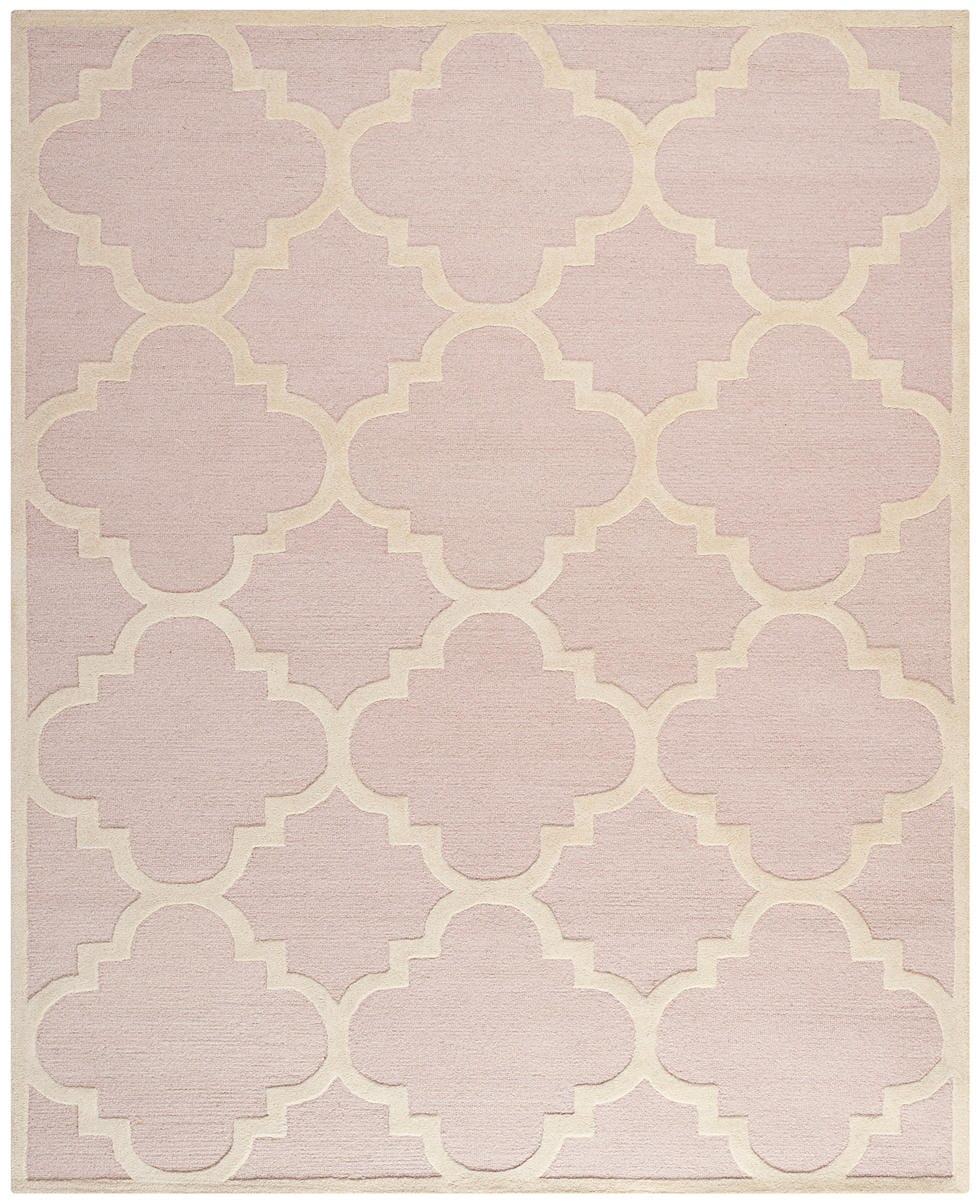 Safavieh Cambridge Cam140M Light Pink / Ivory Geometric Area Rug