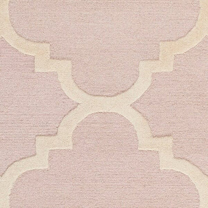 Safavieh Cambridge Cam140M Light Pink / Ivory Geometric Area Rug