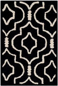 Safavieh Cambridge Cam141E Black / Ivory Geometric Area Rug