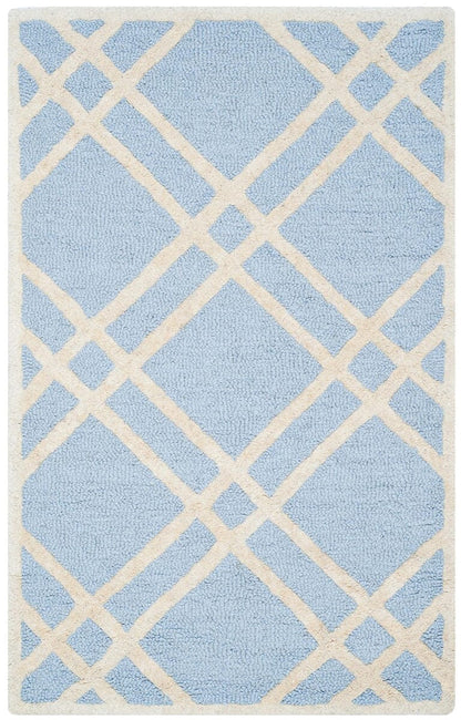 Safavieh Cambridge Cam142A Light Blue / Ivory Geometric Area Rug