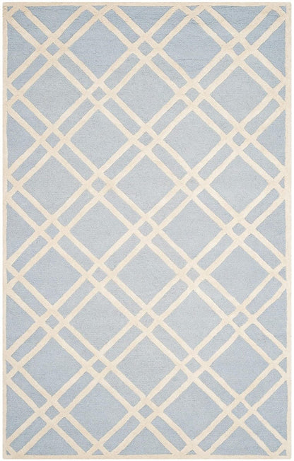 Safavieh Cambridge Cam142A Light Blue / Ivory Geometric Area Rug