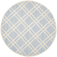 Safavieh Cambridge Cam142A Light Blue / Ivory Geometric Area Rug