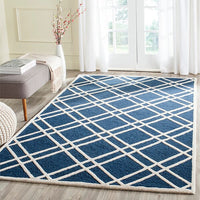 Safavieh Cambridge Cam142G Navy Blue / Ivory Geometric Area Rug