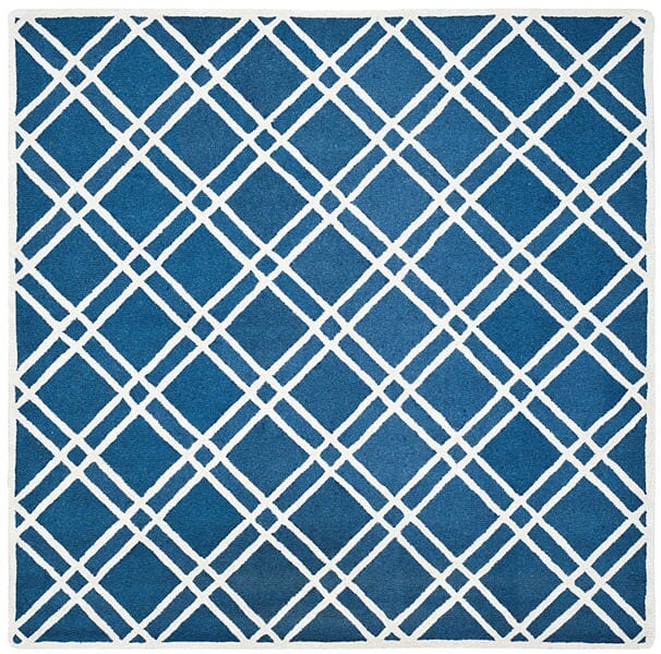 Safavieh Cambridge Cam142G Navy Blue / Ivory Geometric Area Rug