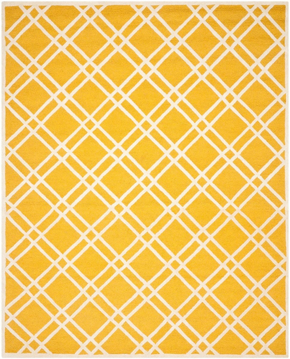 Safavieh Cambridge Cam142Q Gold / Ivory Geometric Area Rug