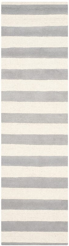 Safavieh Cambridge Cam154A Grey / Ivory Striped Area Rug