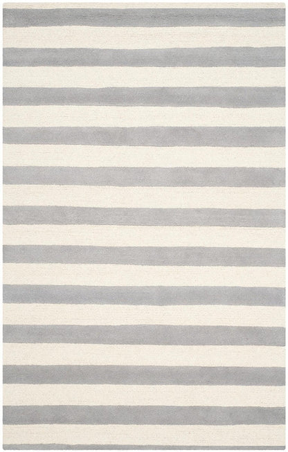 Safavieh Cambridge Cam154A Grey / Ivory Striped Area Rug