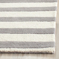 Safavieh Cambridge Cam154A Grey / Ivory Striped Area Rug