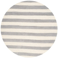 Safavieh Cambridge Cam154A Grey / Ivory Striped Area Rug