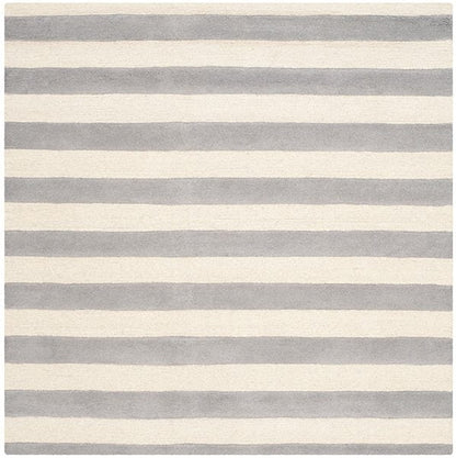 Safavieh Cambridge Cam154A Grey / Ivory Striped Area Rug