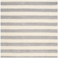 Safavieh Cambridge Cam154A Grey / Ivory Striped Area Rug