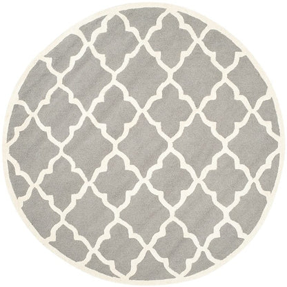 Safavieh Cambridge Cam312D Dark Grey / Ivory Geometric Area Rug