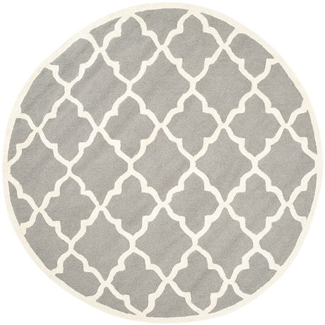 Safavieh Cambridge Cam312D Dark Grey / Ivory Rugs.