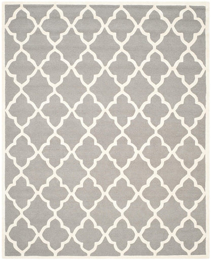 Safavieh Cambridge Cam312D Dark Grey / Ivory Geometric Area Rug