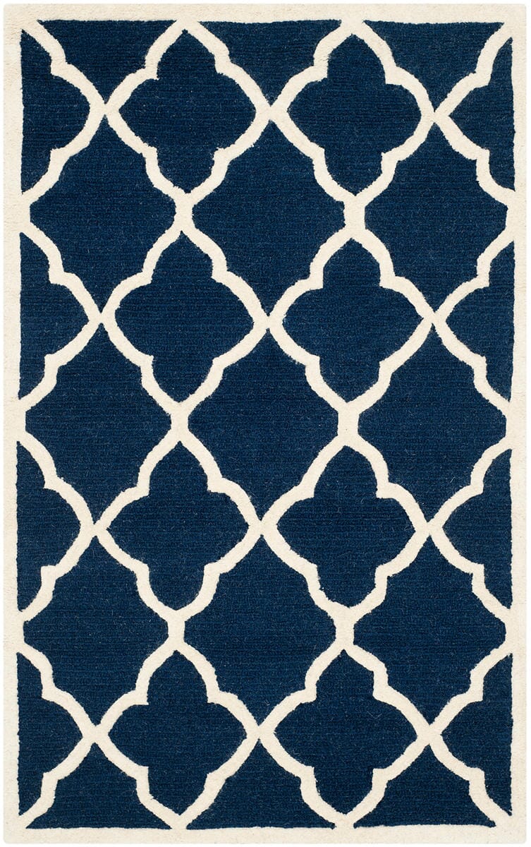 Safavieh Cambridge Cam312M Navy / Ivory Geometric Area Rug