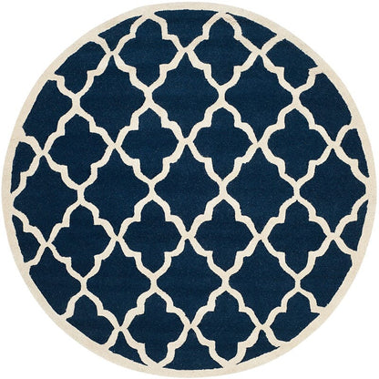 Safavieh Cambridge Cam312M Navy / Ivory Geometric Area Rug