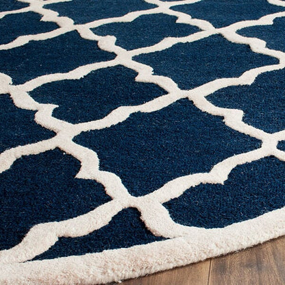 Safavieh Cambridge Cam312M Navy / Ivory Geometric Area Rug