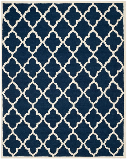 Safavieh Cambridge Cam312M Navy / Ivory Geometric Area Rug