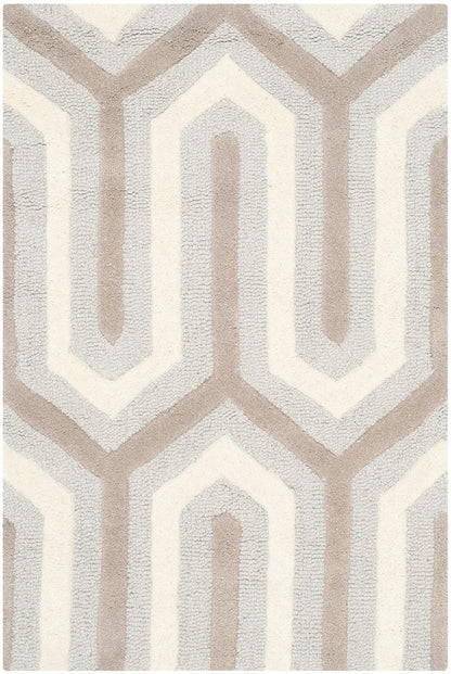 Safavieh Cambridge Cam351E Light Blue / Grey Damask Area Rug