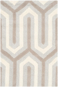 Safavieh Cambridge Cam351E Light Blue / Grey Damask Area Rug