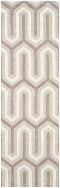 Safavieh Cambridge Cam351E Light Blue / Grey Damask Area Rug