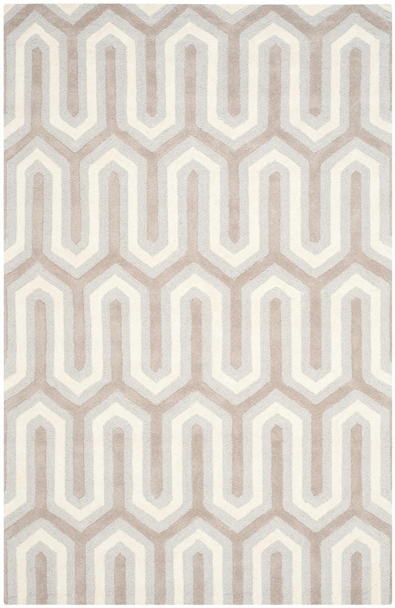 Safavieh Cambridge Cam351E Light Blue / Grey Damask Area Rug