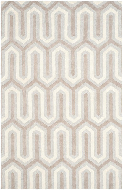 Safavieh Cambridge Cam351E Light Blue / Grey Damask Area Rug