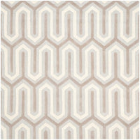 Safavieh Cambridge Cam351E Light Blue / Grey Damask Area Rug