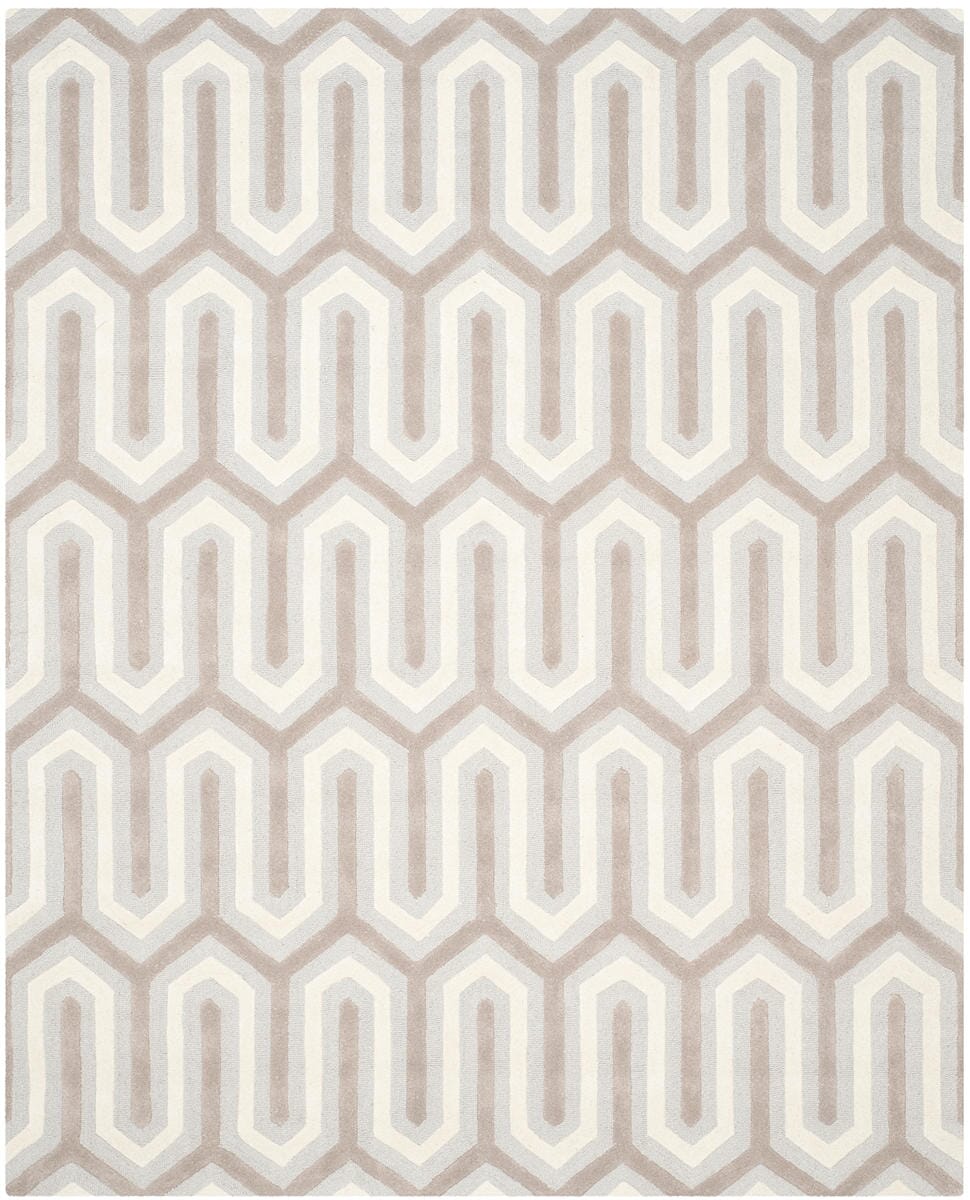 Safavieh Cambridge Cam351E Light Blue / Grey Damask Area Rug