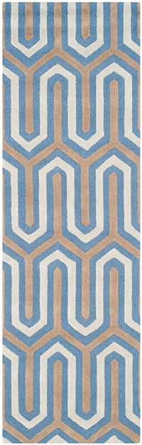 Safavieh Cambridge Cam351M Navy / Grey Damask Area Rug