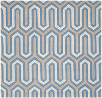 Safavieh Cambridge Cam351M Navy / Grey Damask Area Rug