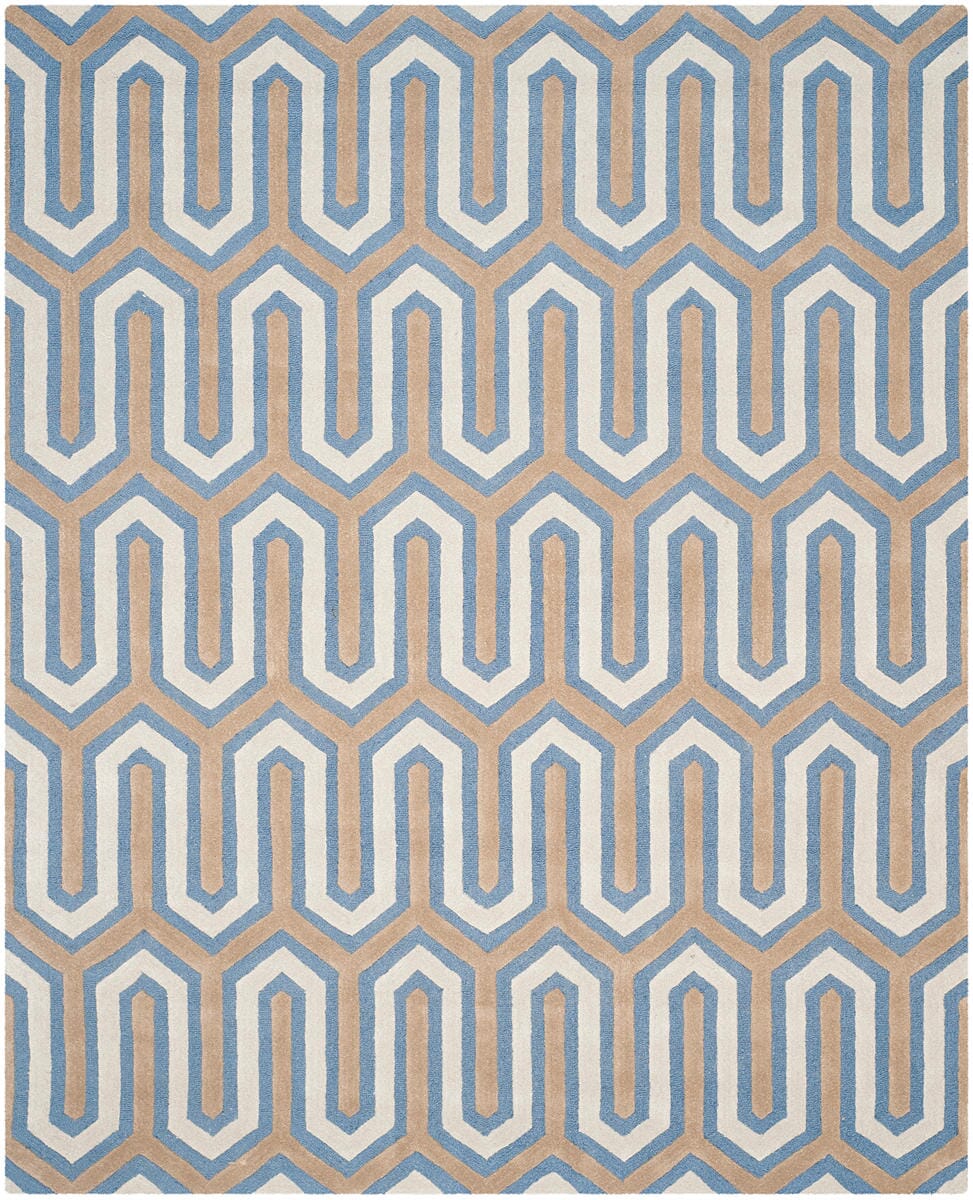 Safavieh Cambridge Cam351M Navy / Grey Damask Area Rug