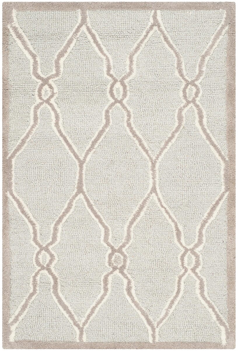 Safavieh Cambridge Cam352L Light Grey / Ivory Geometric Area Rug